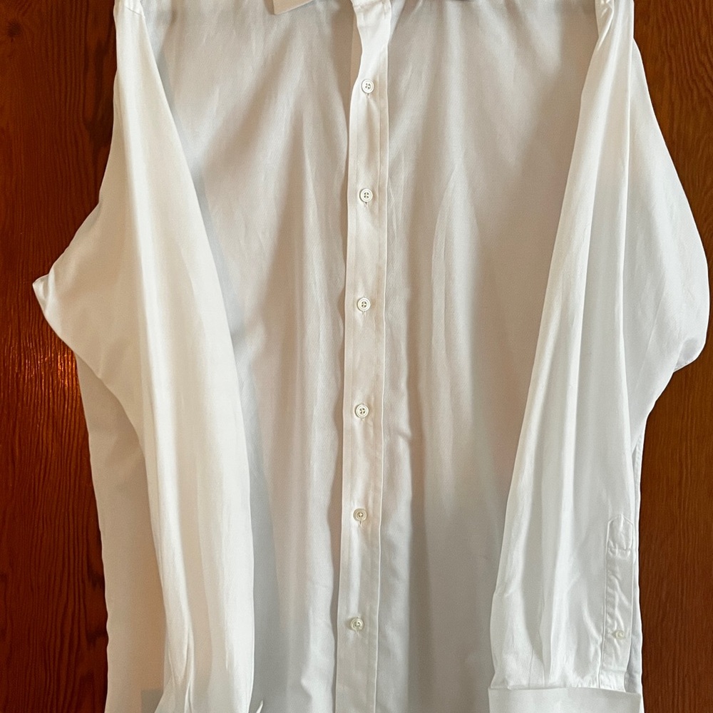 Tom Ford White Dress Shirt Crisp Cotton Classic